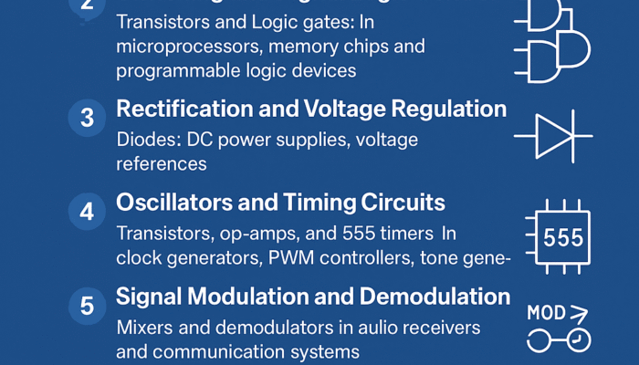 Applications of Active Components in Modern Electronics