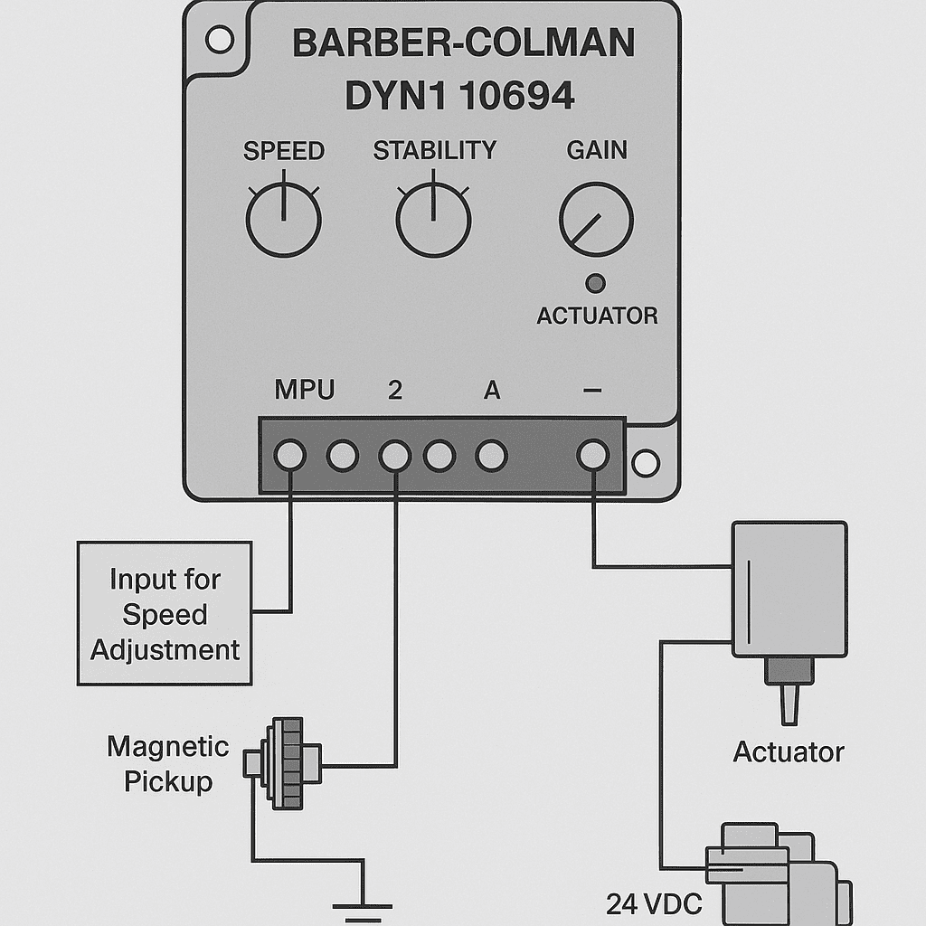 BARBER-COLMAN DYN1 10694 Speed Controller: Features, Functionality & Industrial Applications