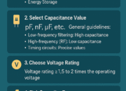 Capacitor Selection Guide: How to Choose the Right Capacitor for Your Application