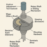 Components of a Variable Resistor and Their Functions