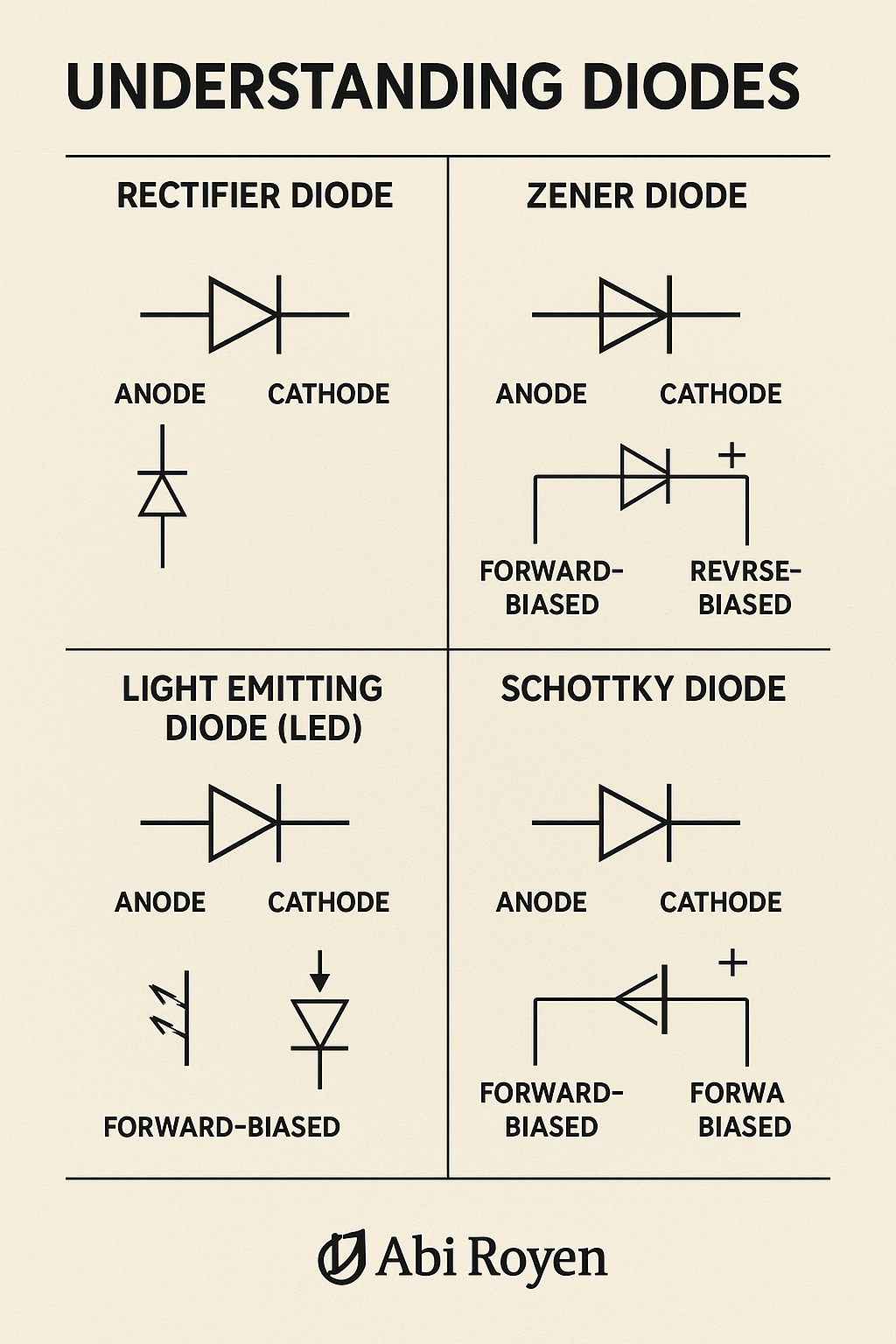 Diodes Types, Working Principles, and Applications