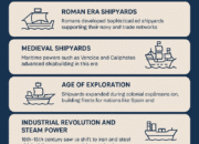 History and Evolution of Shipyards: From Ancient Harbors to Modern Mega-Facilities
