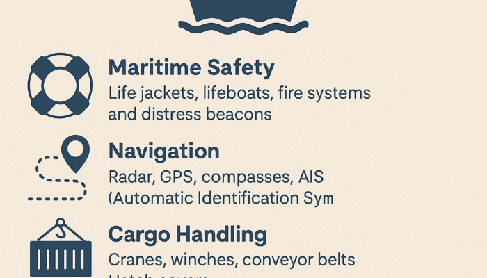 The Importance of Ship’s Equipment for Safe and Efficient Maritime Operations