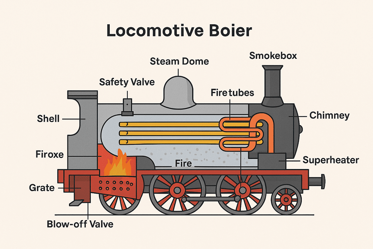 Locomotive boiler