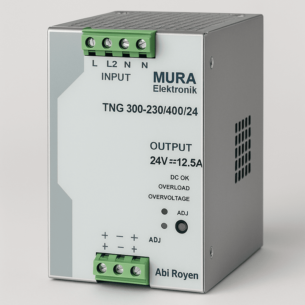 MURA Elektronik TNG 300-230/400/24 – High Performance Industrial Power Supply