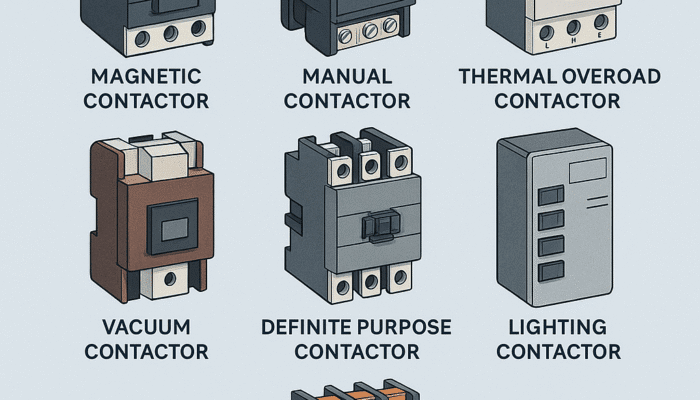 Main Types of Contactors: A Comprehensive Guide for Industrial Applications