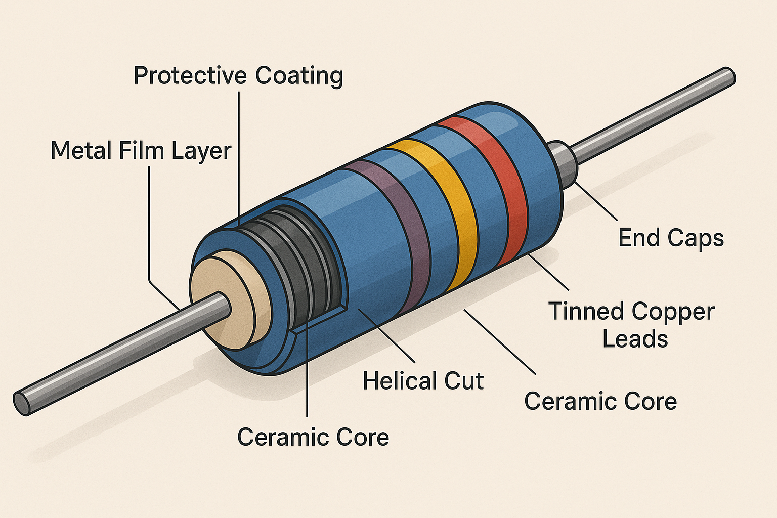 Metal Film Resistors Structure Characteristics Applications
