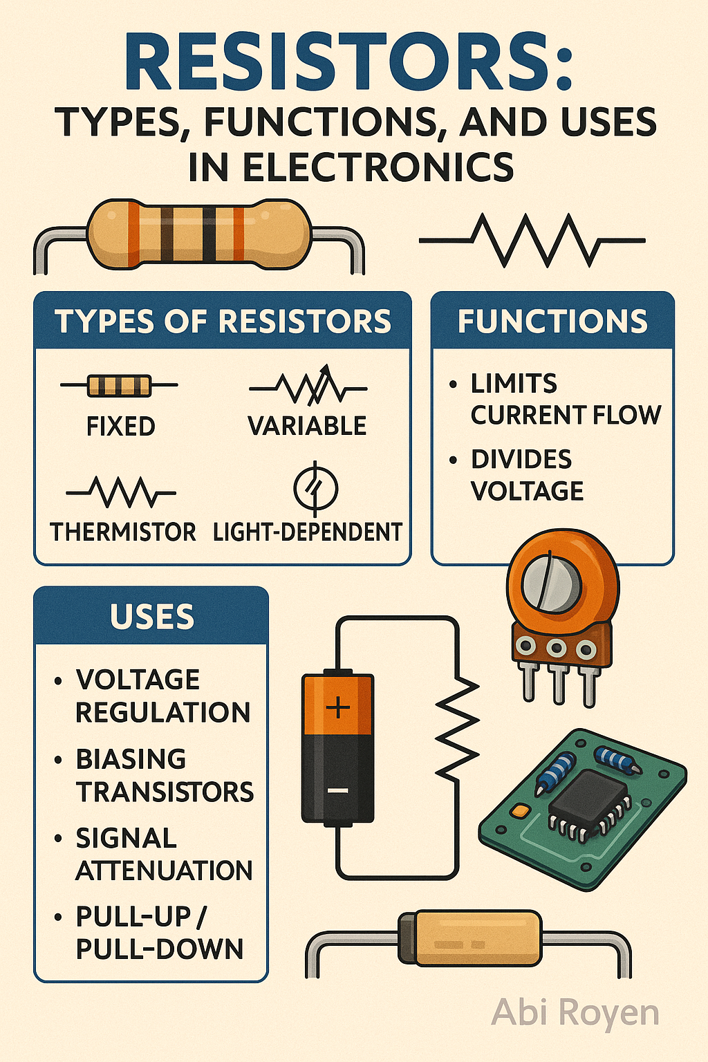Resistors Types, Functions, and Uses in Electronics