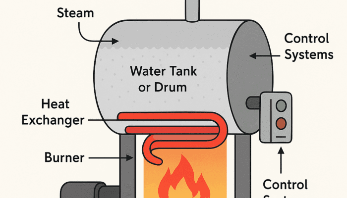 Steam Boilers: Principles, Types, and Industrial Applications