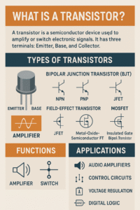 Understanding Transistors: Types, Functions, and Applications in Modern Electronics