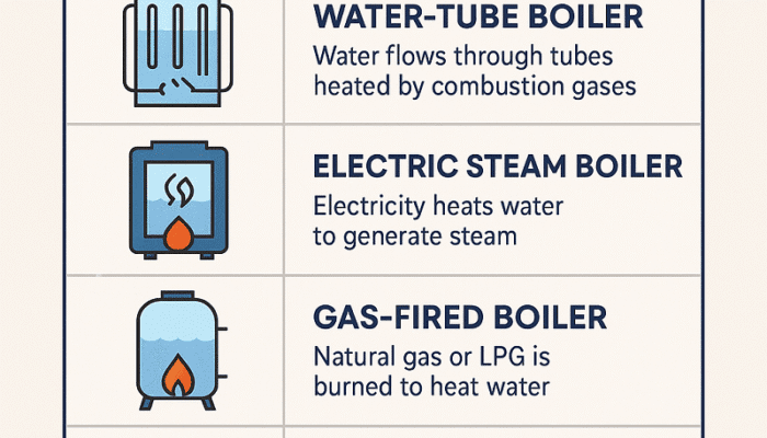 Types of Steam Boilers: Classifications, Applications, and Benefits