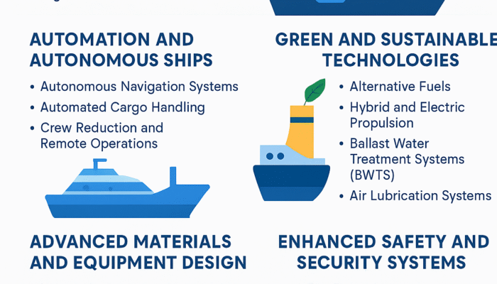 Emerging Trends in Ship’s Equipment: The Future of Maritime Technology