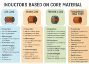 Understanding Inductors Based on Core Material: Types, Properties, and Applications