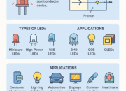 Light Emitting Diode (LED): Working Principle, Types, Applications, and Advantages