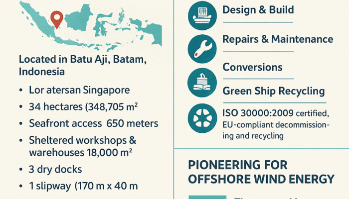 Marco Polo Shipyard in Batam: Leading the Way in Maritime Innovation and Offshore Wind Services