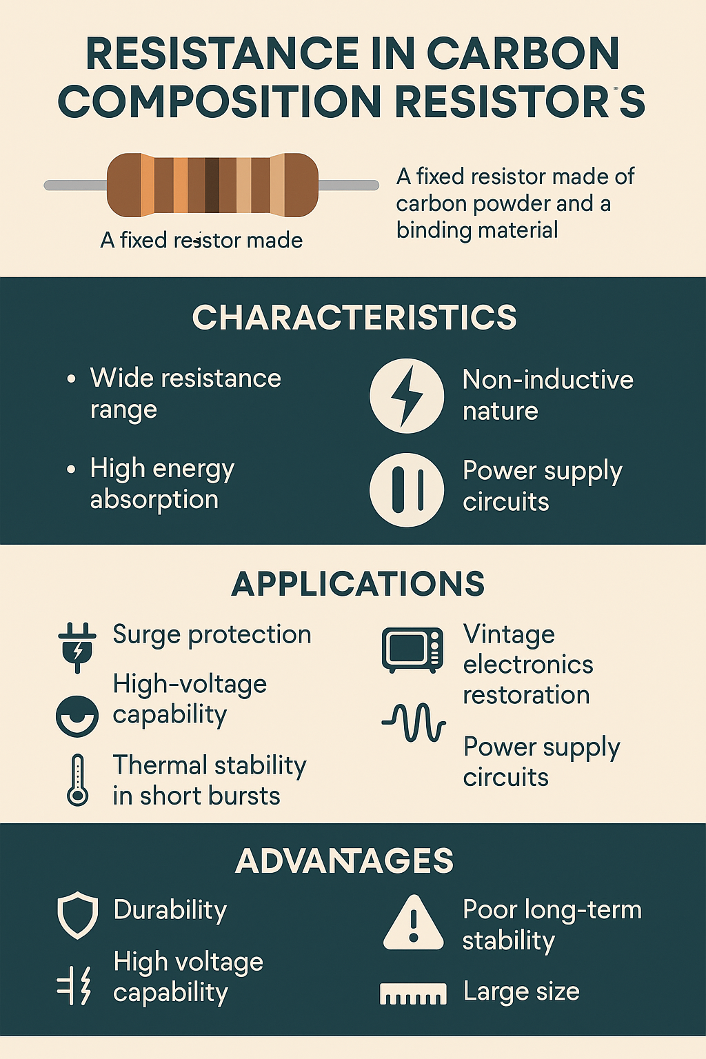 Resistance Carbon Composition Resistors