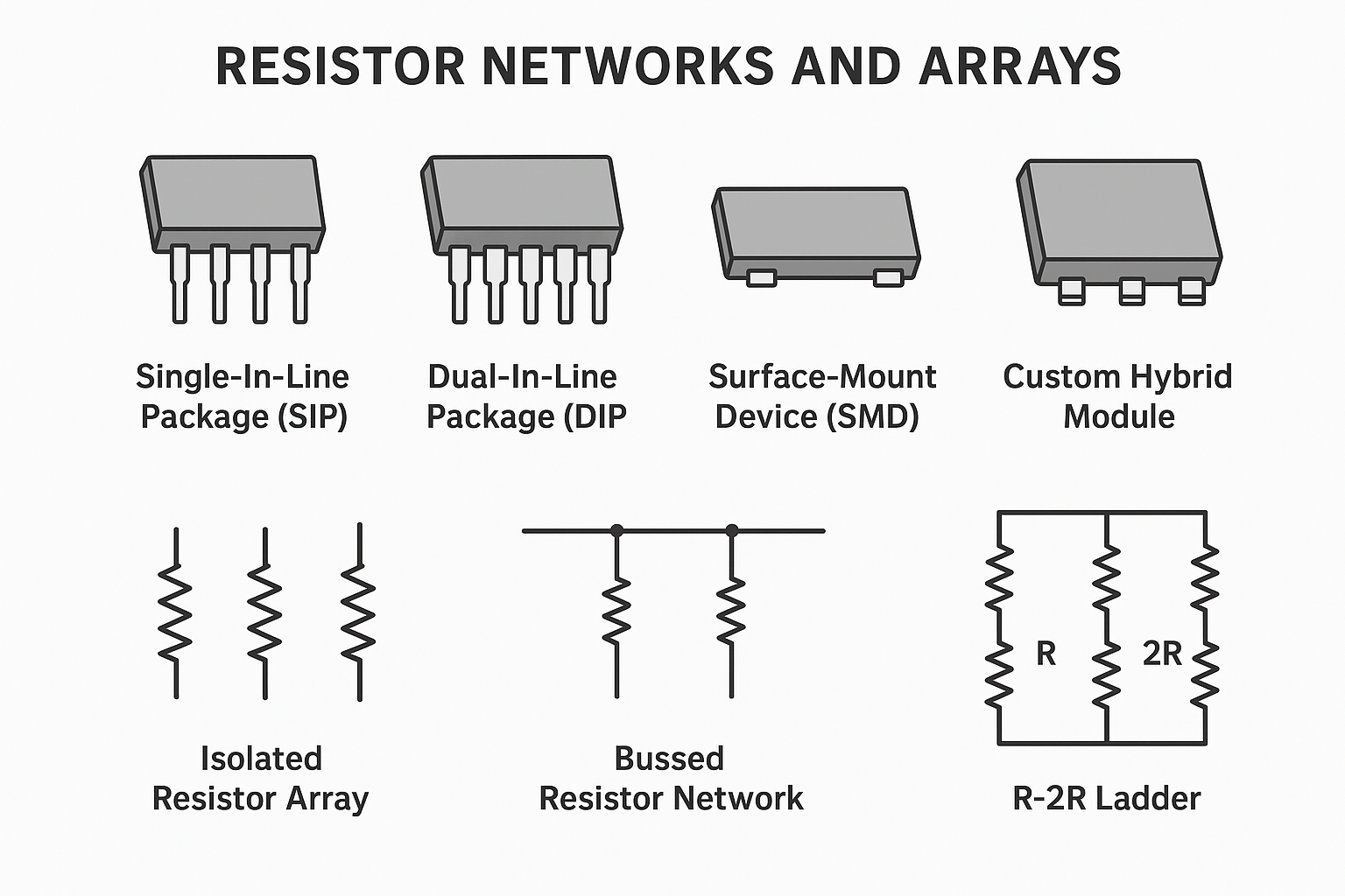 Resistor Networks and Arrays