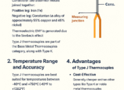 Thermocouples Type J (Iron / Constantan): Characteristics, Applications, and Advantages