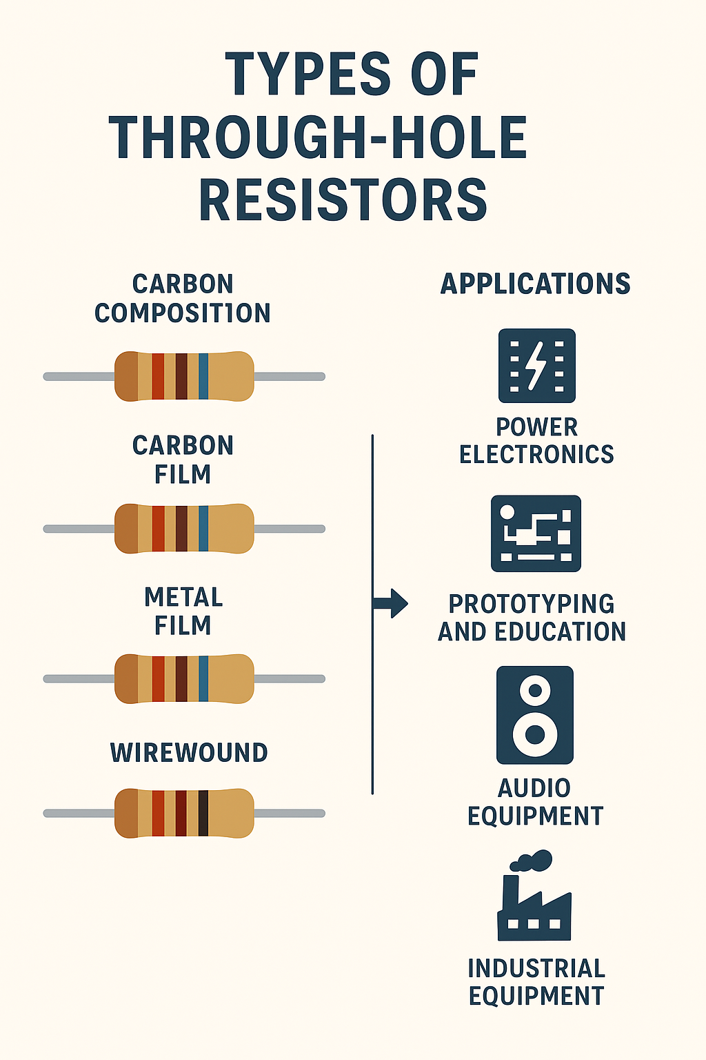 Through-Hole Resistors (THT)