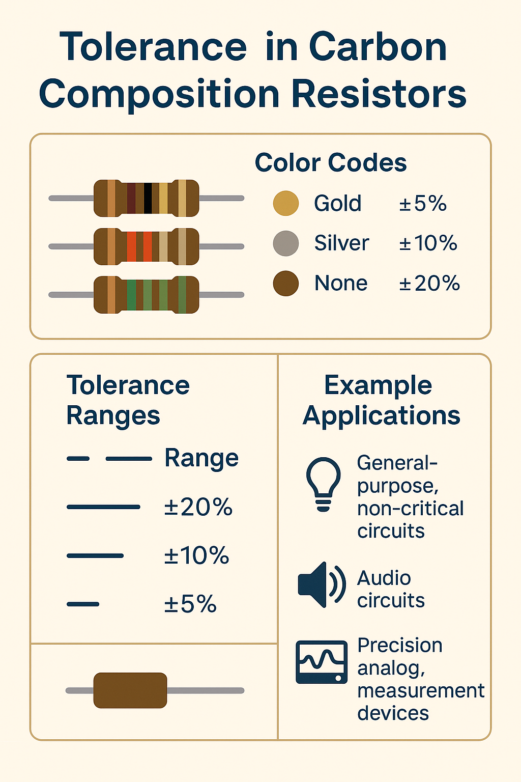 Tolerance Carbon Composition Resistors