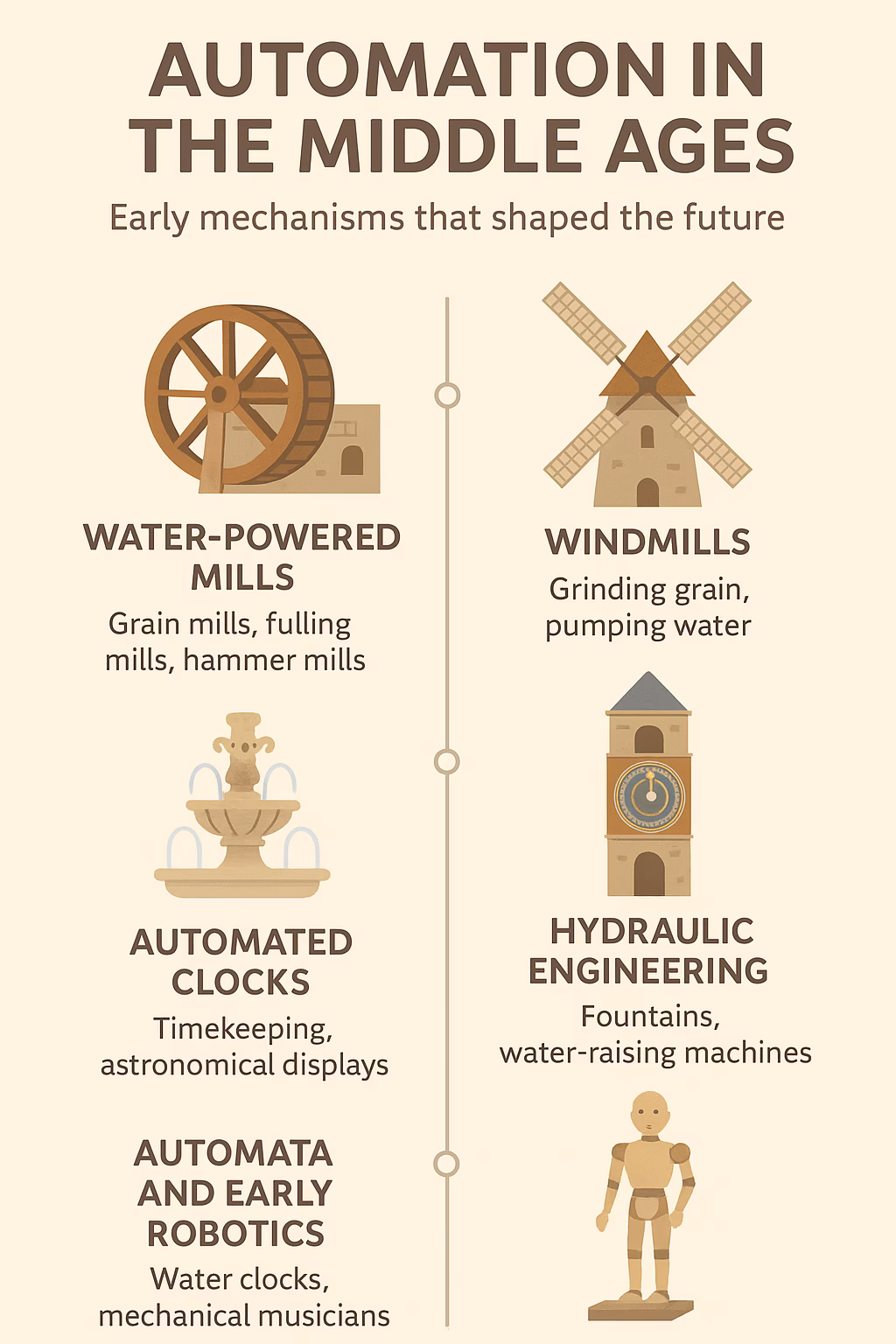 Automation in Middle Ages