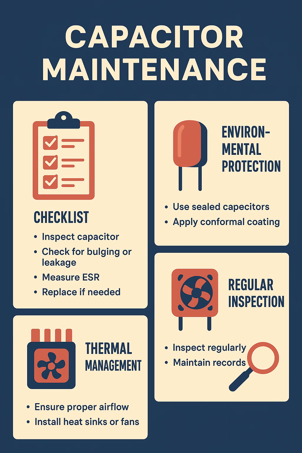 Capacitor Maintenance Life Expectancy