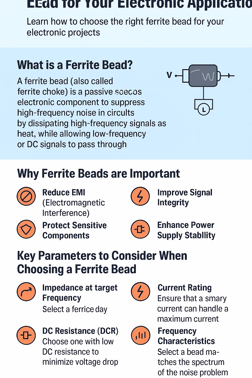 Choose Ferrite Bead Infographic