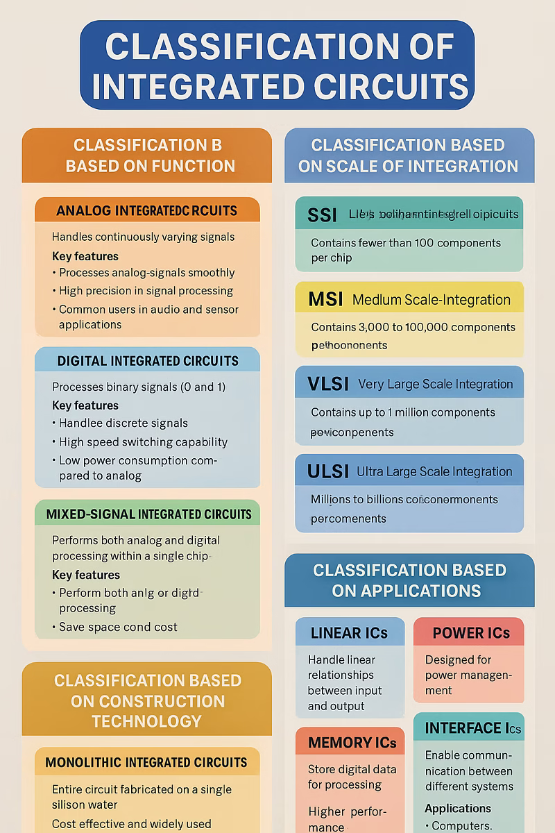 Classification of Integrated Circuits (ICs)