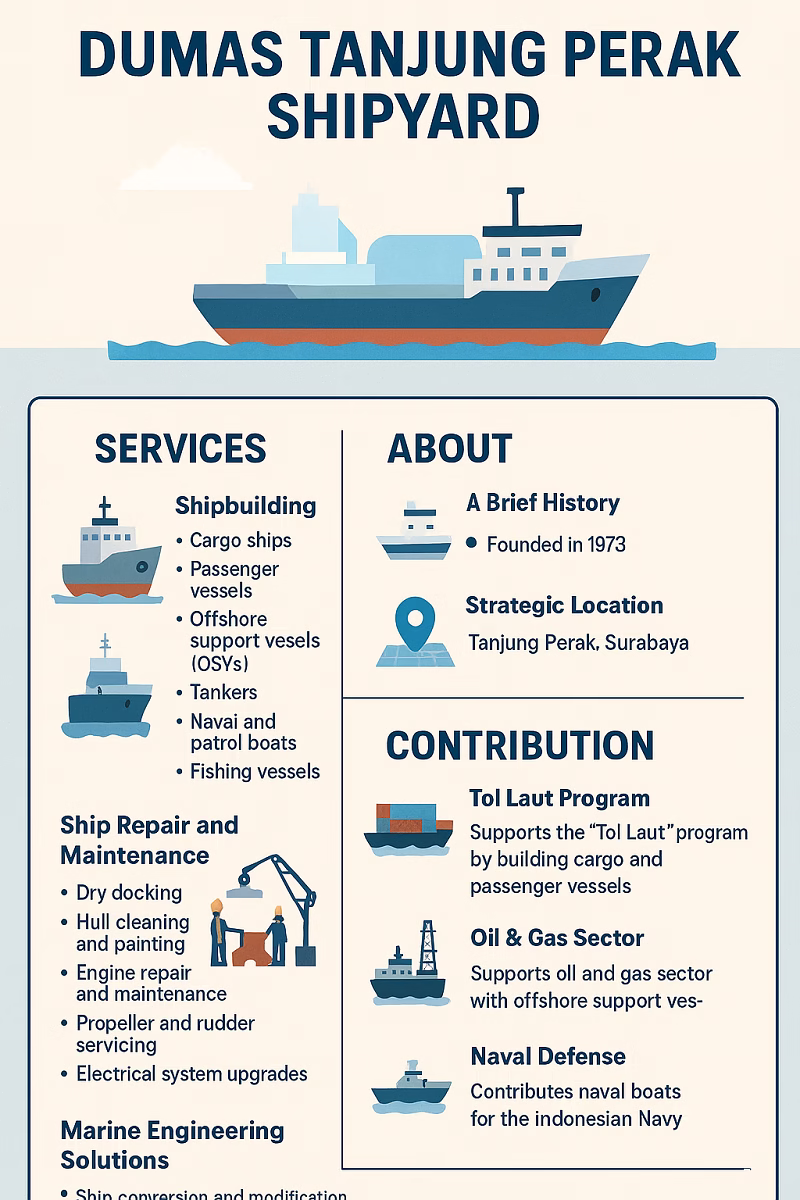 Dumas Tanjung Perak Shipyard: Excellence in Indonesia’s Maritime Industry
