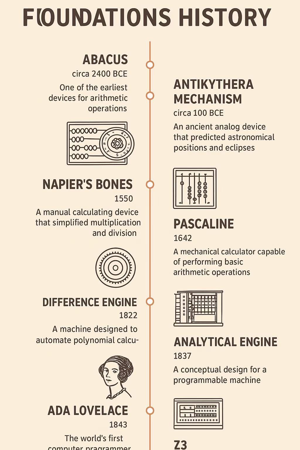 Early Computing Foundations History