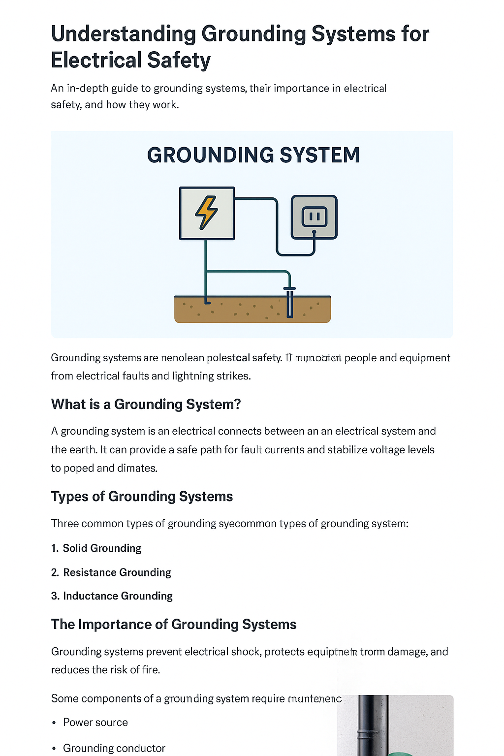 Grounding Systems Infographic
