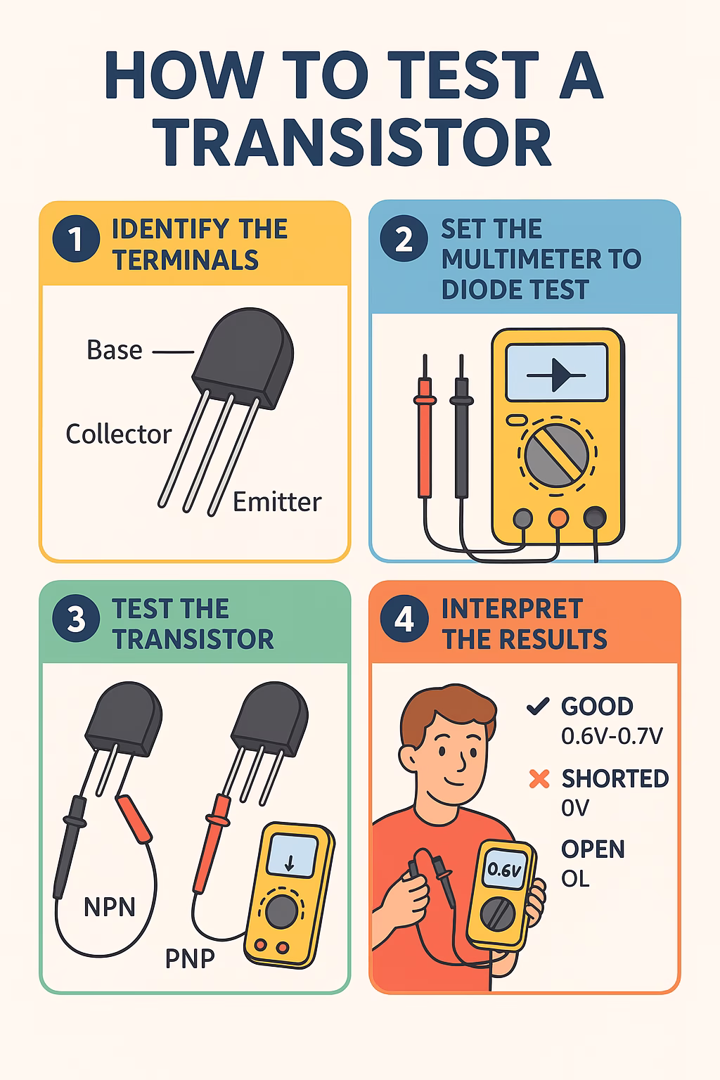 How Test a Transistor