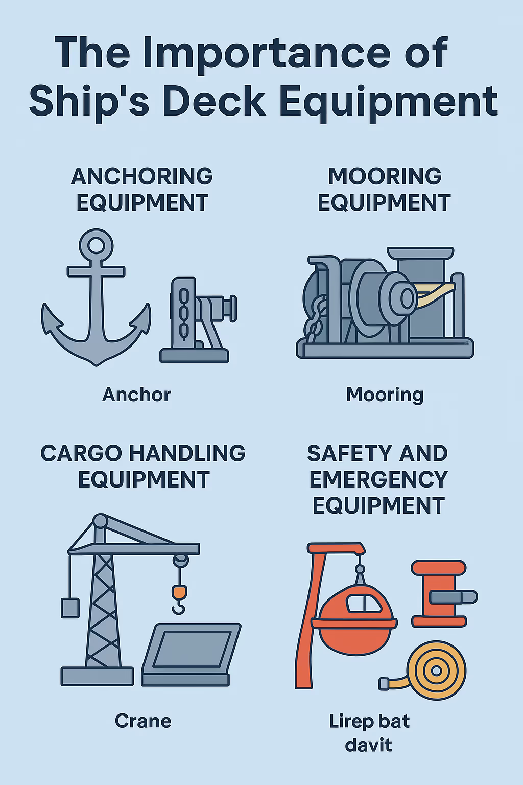 Importance Ship’s Deck Equipment
