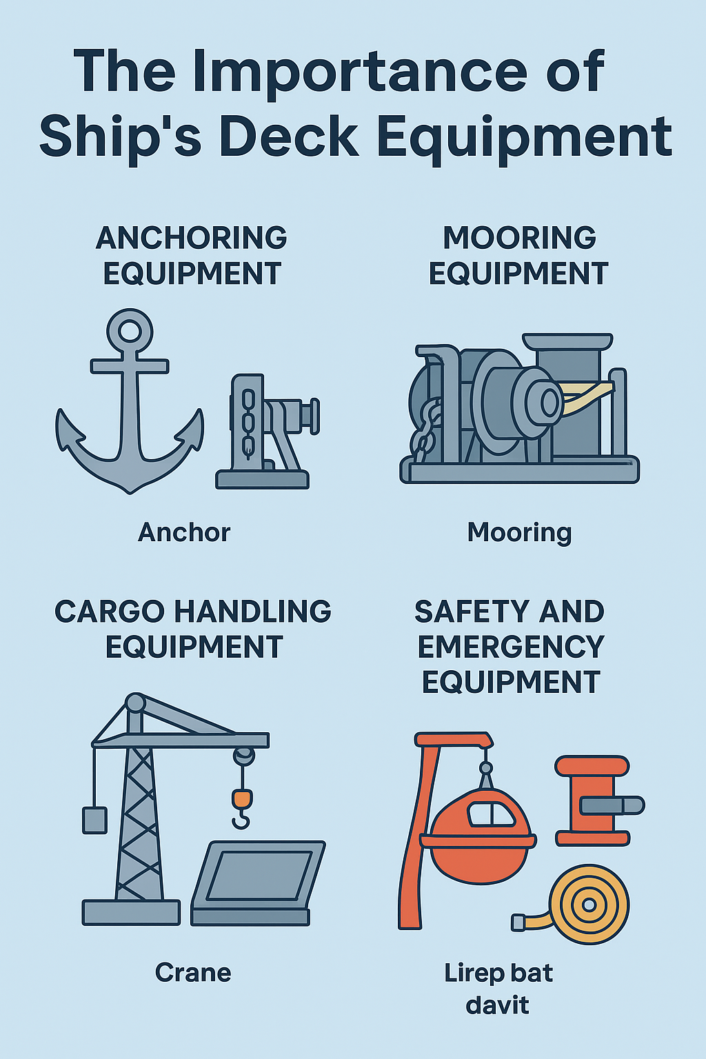 Importance Ship’s Deck Equipment