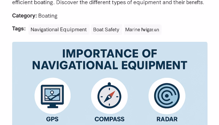 The Importance of Navigational Equipment in Modern Transportation