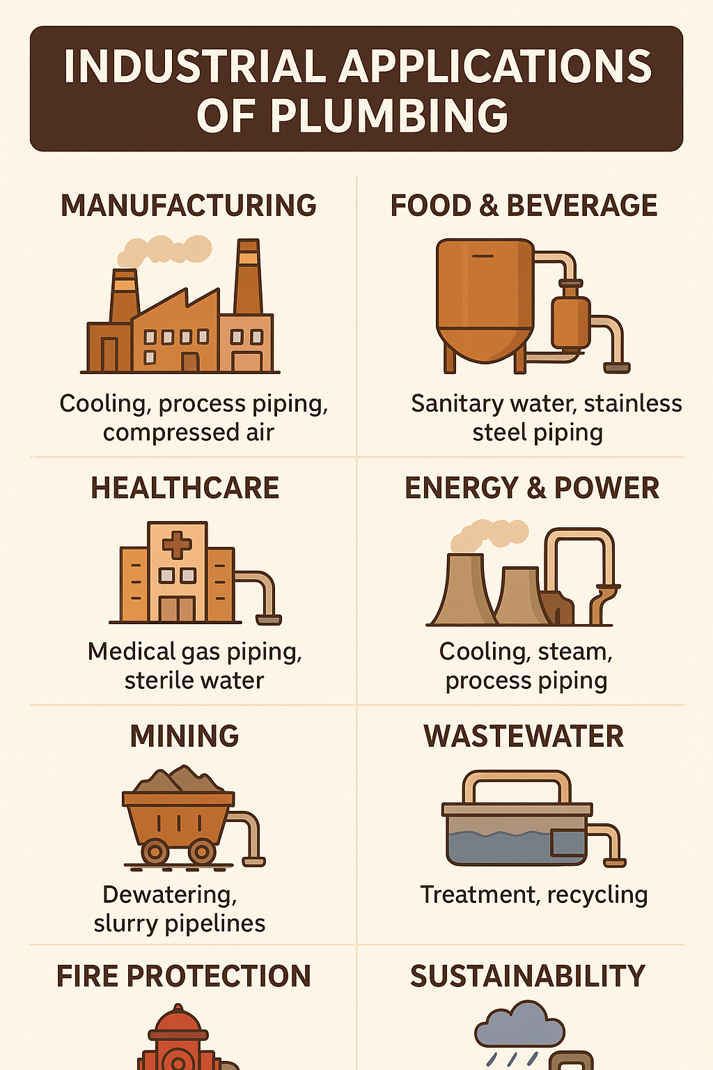 Industrial Applications of Plumbing