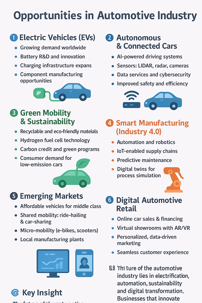 Opportunities in Automotive Industry
