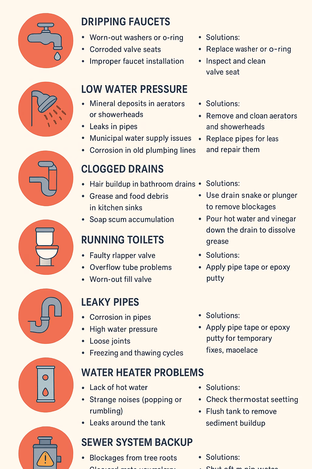 Plumbing Problems and Solutions