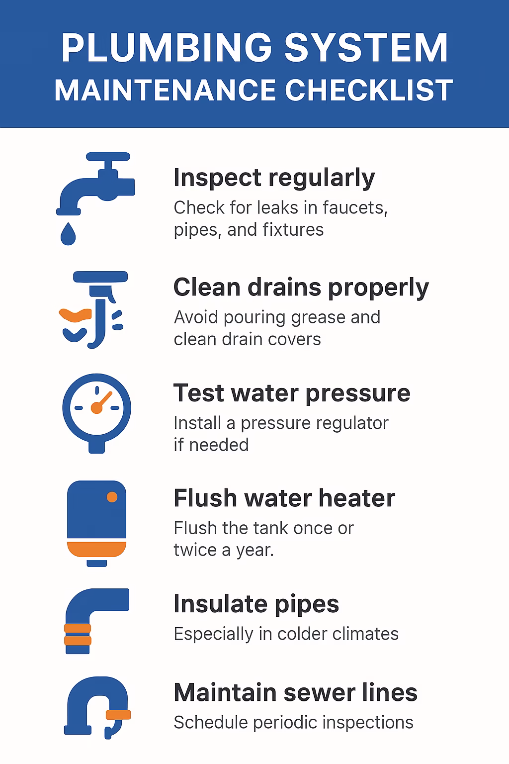 Plumbing System Maintenance