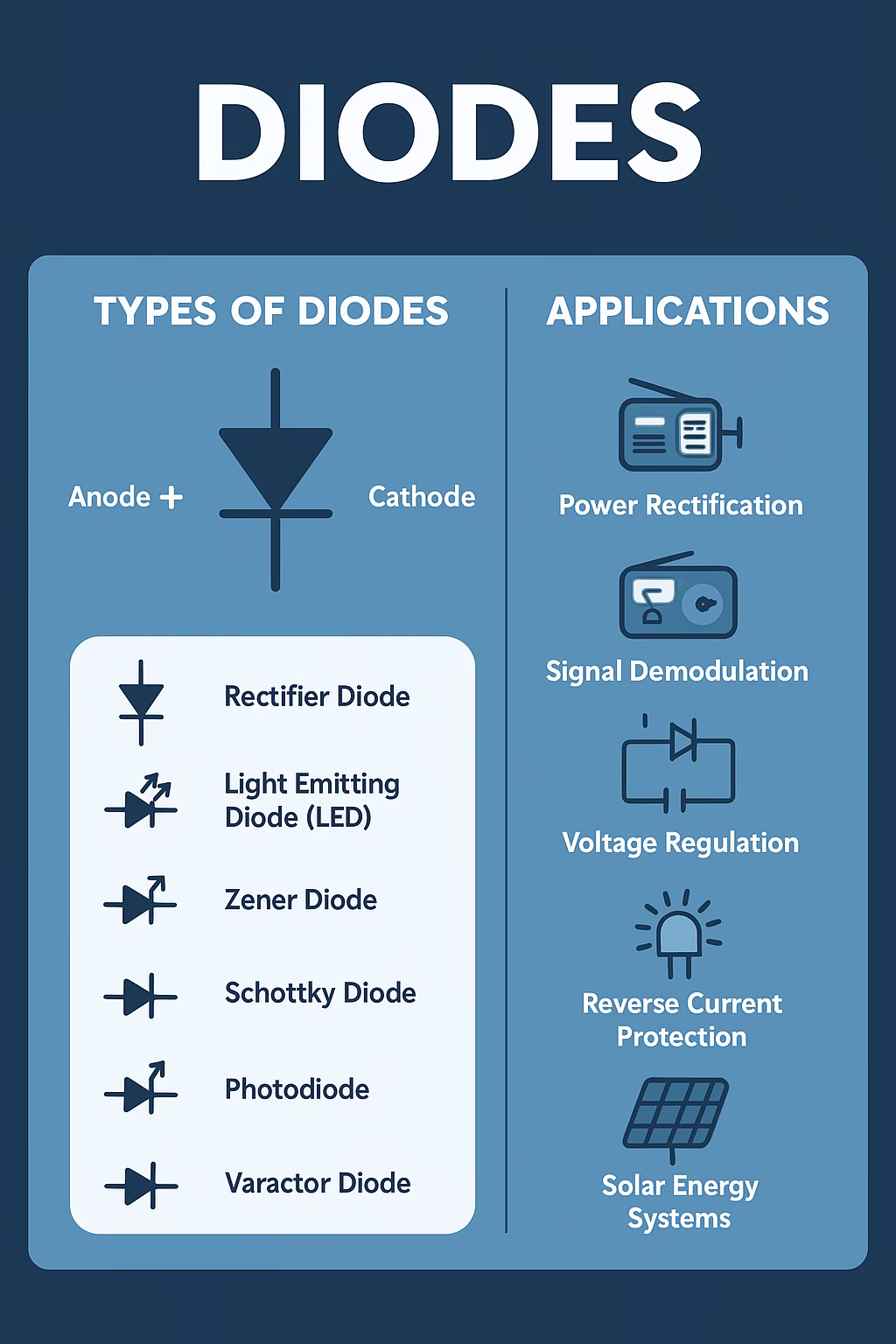 How Do Diodes Work Infographic